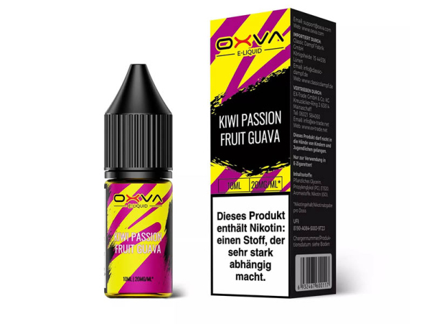 Oxva - Kiwi Passion Fruit Guava (Kiwi, Passionsfrucht, Guave) - Liquid - 20 mg - 10 ml