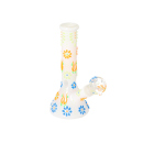 Glasbong "Farbe" Höhe 20 cm, Ø 3cm, Schliff 18, 4-fach sortiert, einzeln