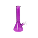 Glasbong "Polarlicht" Höhe 26 cm, Ø 4cm, Schliff 18, 4-fach sortiert, einzeln