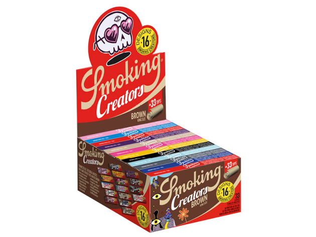 Smoking King Size Brown, Creators, 24 Hefte je 33 Blatt + Tips