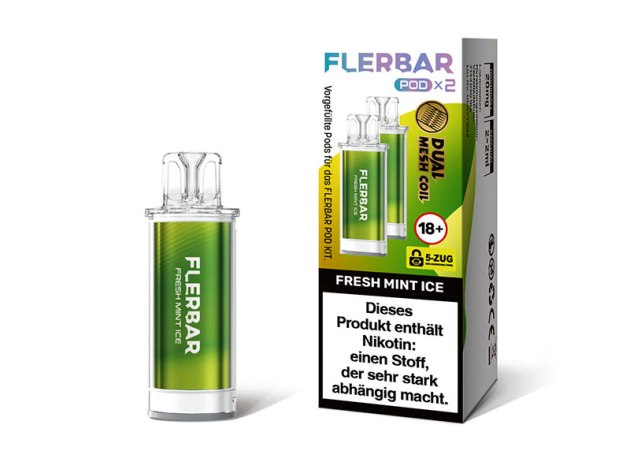 Flerbar Pods - Fresh Mint Ice (Frisches Minzeis) - 20mg - 2er Set
