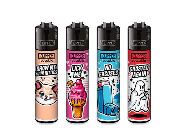 Clipper Large MIX SLOGAN #12, 48er Display