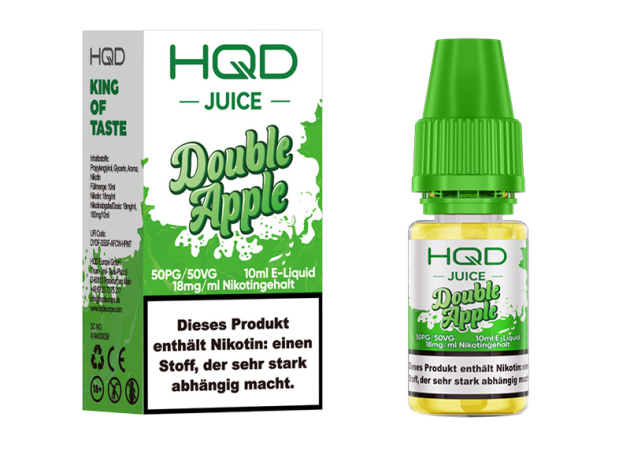 HQD JUICE - Double Apple (Doppelapfel) - Liquid - 18 mg - 10 ml