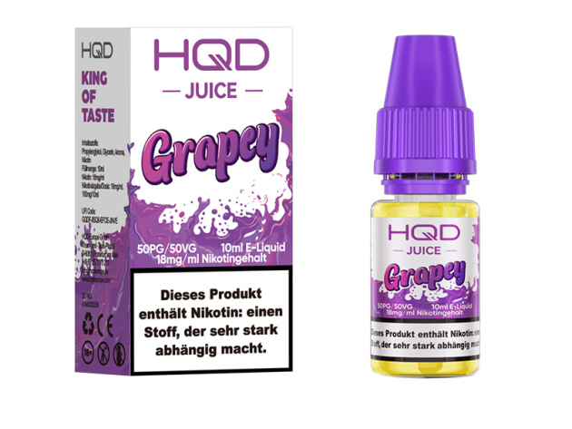 HQD JUICE - Grapey (Traube) - Liquid - 18 mg - 10 ml