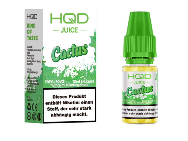HQD JUICE - Cactus (Kaktusfrucht) - Liquid - 18 mg - 10 ml