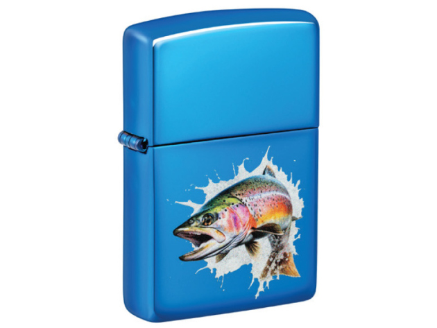 Zippo Feuerzeug - Jumping Fish Design