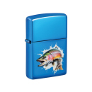 Zippo Feuerzeug - Jumping Fish Design