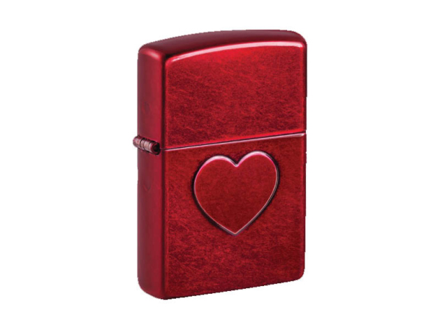 Zippo Feuerzeug - Stamped Heart Design