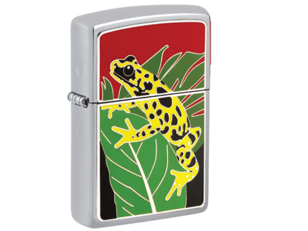 Zippo Feuerzeug - Golden Poison Frog Design