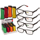 Lesebrillen; Kunststoff; 5 St&auml;rken &amp; 4...