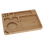 Rolling Tray Drehunterlage Holz - 23 x 15,5 x 2 cm