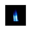 Zigarrenfeuerzeug "Silber Rillen", 3er Jet-Flame, mit Bohrer