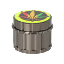 Grinder "Hanfblatt bunt", 4-tlg.;...