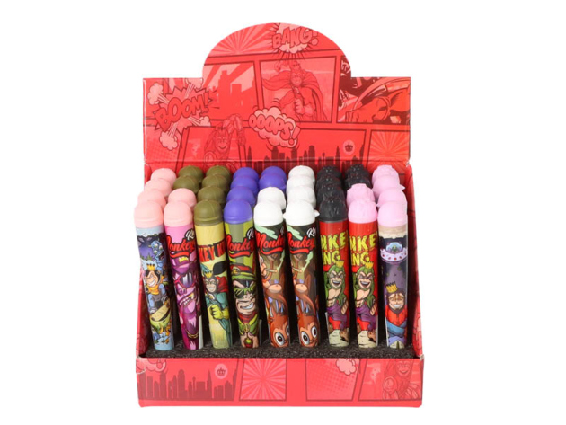 Joint Tube Hüllen "Monkey King", versch. Motive, 12cm, 36er Display