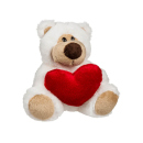 Pl&uuml;sch B&auml;r mit rotem Herz, Big Love,...