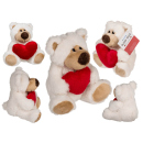 Pl&uuml;sch B&auml;r mit rotem Herz, Big Love, ca. 15 cm