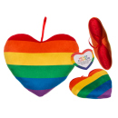 Pl&uuml;schherz in Regenbogenfarben, Pride