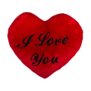 Pl&uuml;schherz Jumbo, I love you, 60 cm