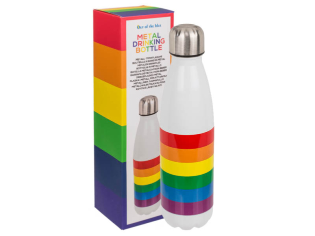 Metall-Trinkflasche, Pride, UVP: 24,90 Euro