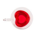 Doppelwandiges Thermo-Glas in Herzform, UVP: 12,99 Euro