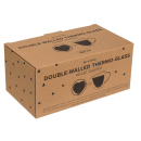 Doppelwandiges Thermo-Glas in Herzform, UVP: 12,99 Euro