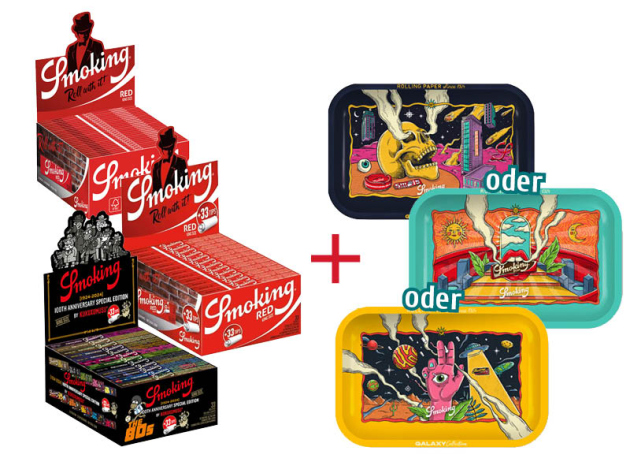 Aktion Smoking King Size 3x Displays + 1x Drehunterlage GRATIS