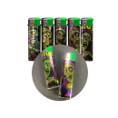 Elektrofeuerzeuge "Ugly Zombie", 3D-Alu-Motiv, 5-fach sortiert, 50er Display