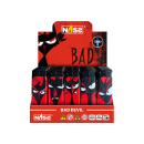 Sturmfeuerzeuge "Bad Devil", 3D-Alu-Motiv, Turbo-Flame, 5-fach sortiert, 50er Display