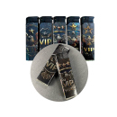 Sturmfeuerzeuge "You are VIP", 3D-Alu-Motiv, Turbo-Flame, 5-fach sortiert, 50er Display