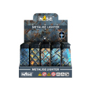 Sturmfeuerzeuge "Metalise", 3D-Alu-Motiv,...