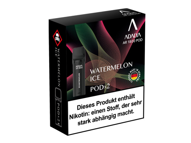 Adalya Alpha Pod - Watermelon Ice (Wassermelone und Eis) - 20mg - 2er Set