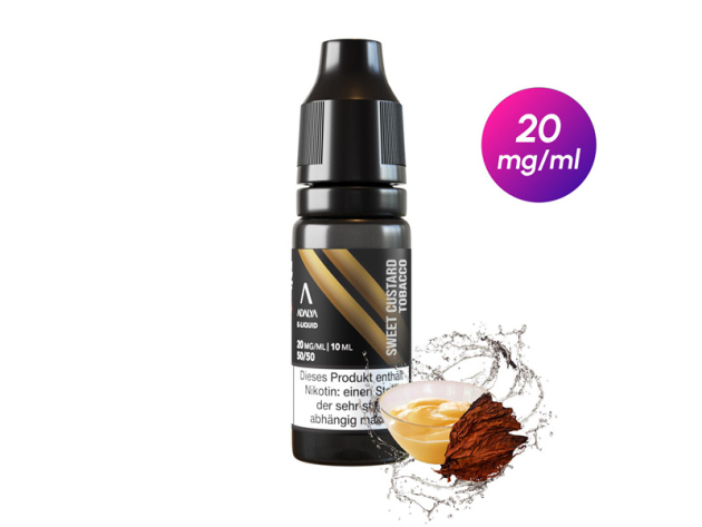 Adalya Liquid - Sweet Custard Tobacco (Tabak, Vanillesoße) - Liquid - 20 mg/ml - 10 ml