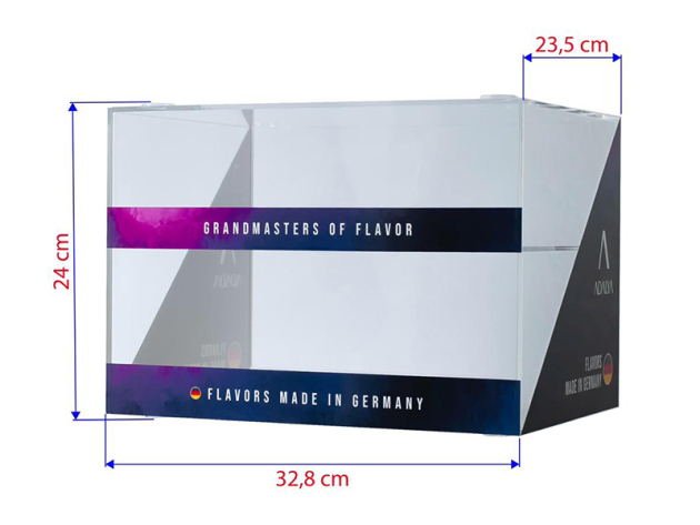 ADALYA Acryl Leerdisplay - stapelbar, einzeln