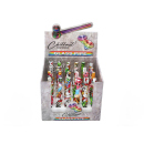 Glaspfeife "Comics", sortiert, 12cm, 24er Display