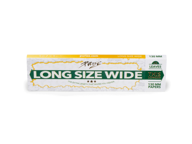 PURIZE, Long Size Wide 130mm, 40 Hefte, Longpapers