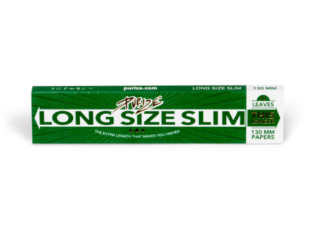 PURIZE, Long Size Slim 130mm, 40 Hefte, Longpapers