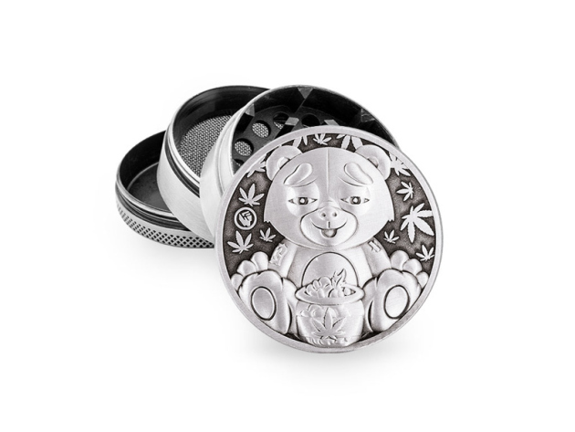 Grinder "Silver 420 Teddy" Metal, 4-tlg.: Ø 50 mm