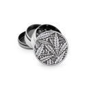 Grinder "Silver Leaves 33", 4-tlg.:...