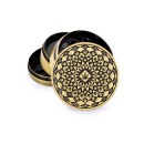 Grinder Silber "Gold Leaf Pattern"...