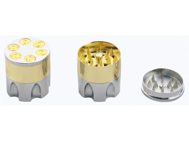 Grinder Siber-Gold-Look 3p 4,6x4,1cm