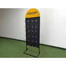 Tekmee Display Aufsteller mit 24 Haken, 184 cm