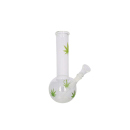 Glasbong Kugel "Hanfblatt...