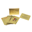 Premium Spielkarten mit 24K (Goldfolie) - Skat, Poker -...