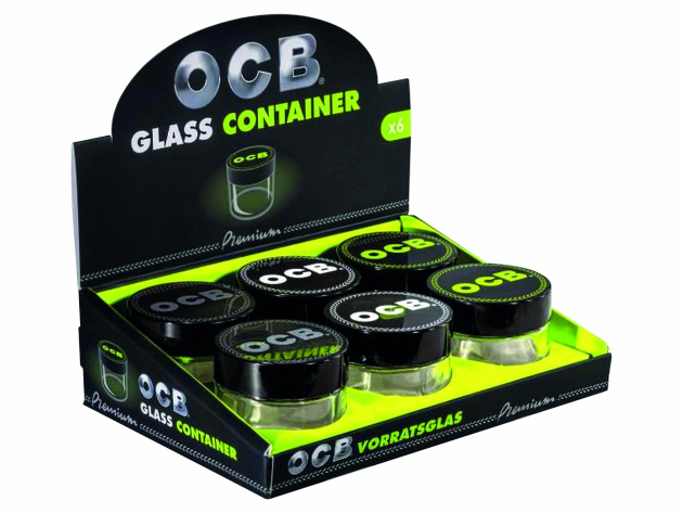 OCB Storage Glas Aufbewahrungsglas, 3-fach sortiert, 6er Display