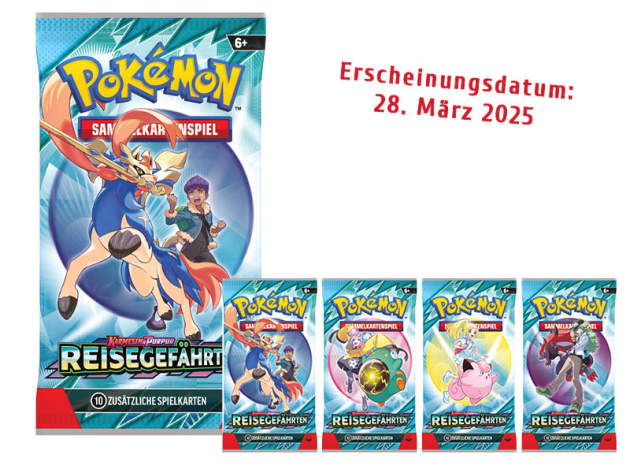 Pokémon - Booster - Karmesin & Purpur 09 - Reisegefährten