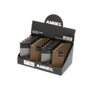 Sturmfeuerzeuge "grau/braun", Jet-Flame, nachfüllbar, 25er Display