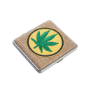 Zigarettenetui "Jute/Hanfblatt";...
