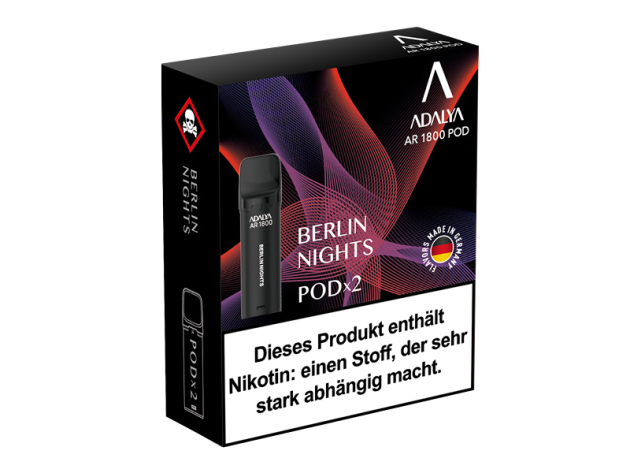 Adalya Alpha Pod - Berlin Nights (Pfirsich und Minze) - 20mg - 2er Set