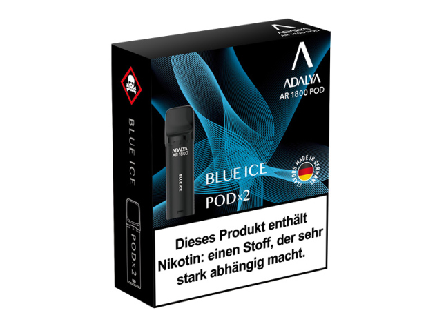 Adalya Alpha Pod - Blue Ice (Blaubeere und Eis) - 20mg - 2er Set