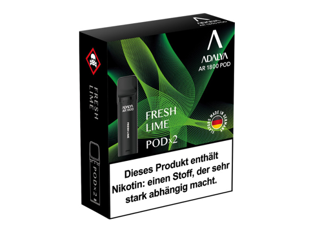 Adalya Alpha Pod - Fresh Lime (Limette) - 20mg - 2er Set
